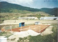 Stavba tenisového ihriska 1992